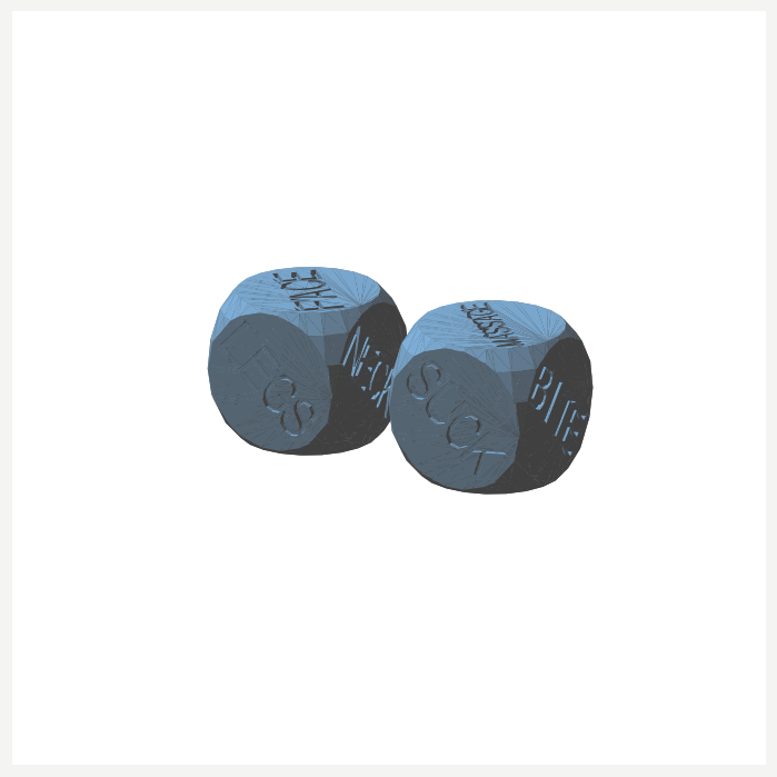 Lovers Dice Set