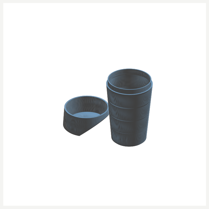 Mini Desktop Trash Can