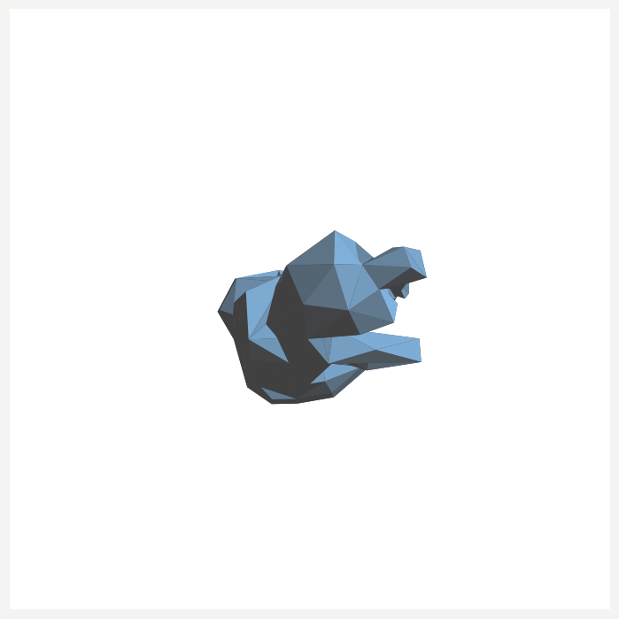 The Thinker (Low Poly)