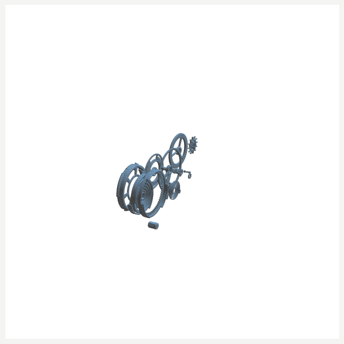 Tourbillon Mechanical Model