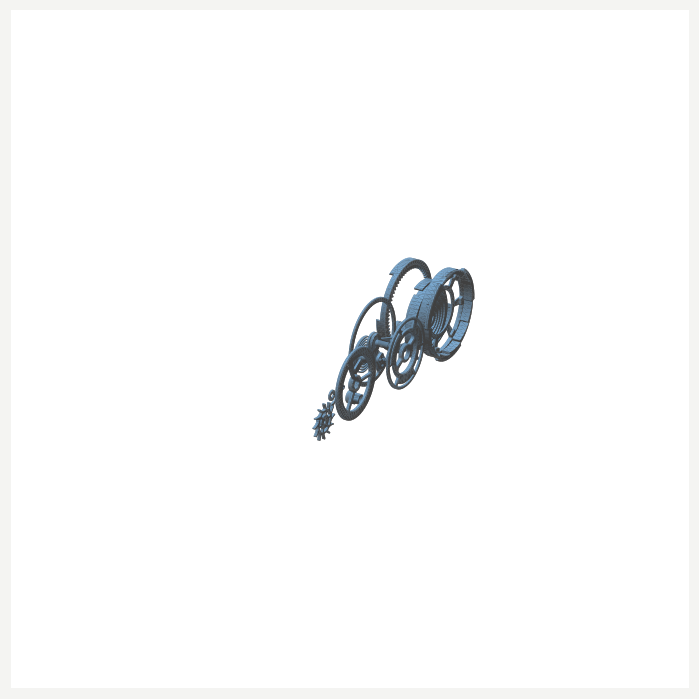 Tourbillon Mechanical Model